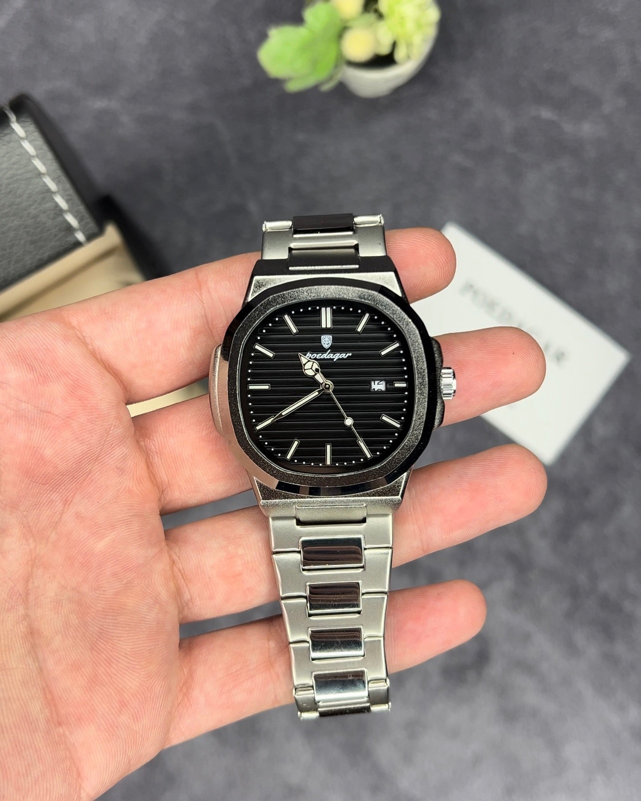 POEDAGAR New Trend Men Quartz Fashion 2024