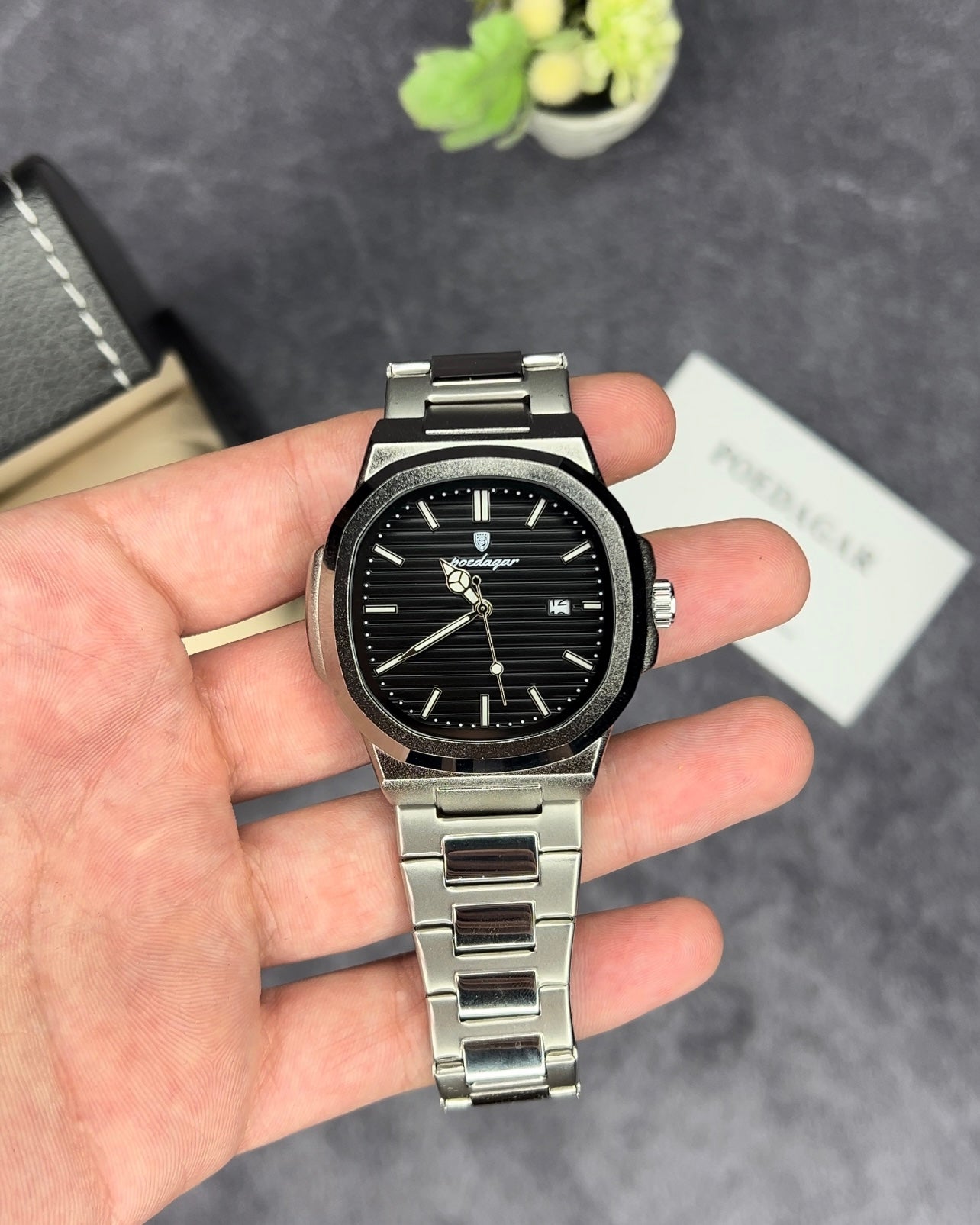 POEDAGAR New Trend Men Quartz Fashion 2024