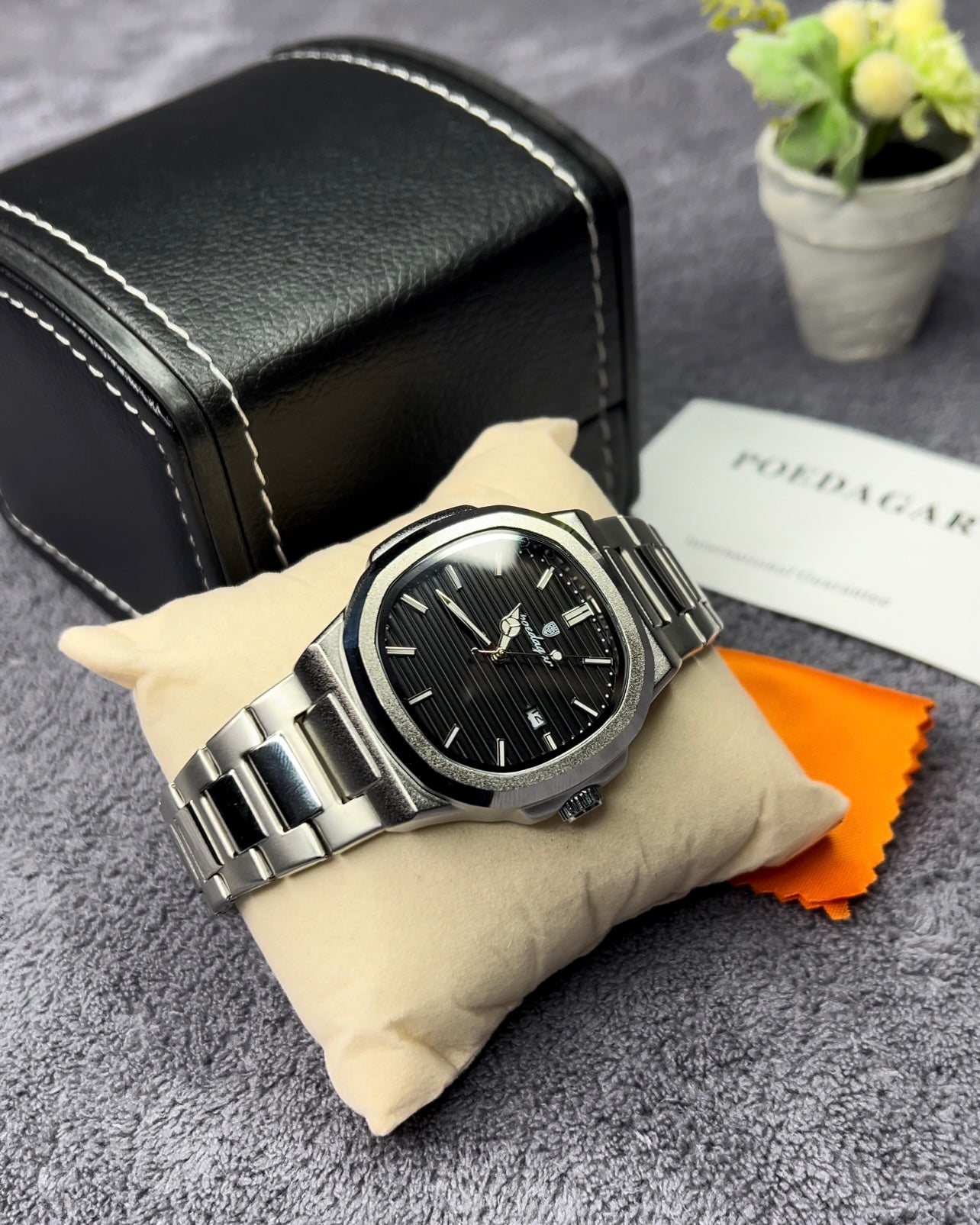 POEDAGAR New Trend Men Quartz Fashion 2024