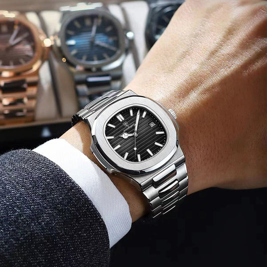 POEDAGAR New Trend Men Quartz Fashion 2024